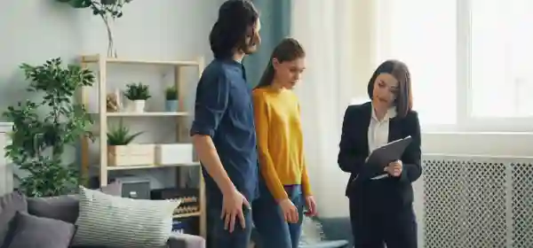 UK estate agent conducting a property valuation